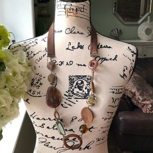 Necklace and earrings